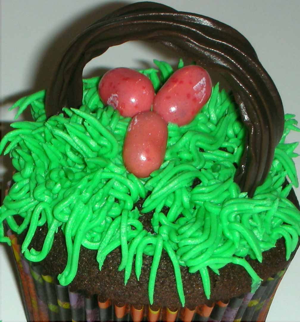 Image of Cupcake Easter Basket